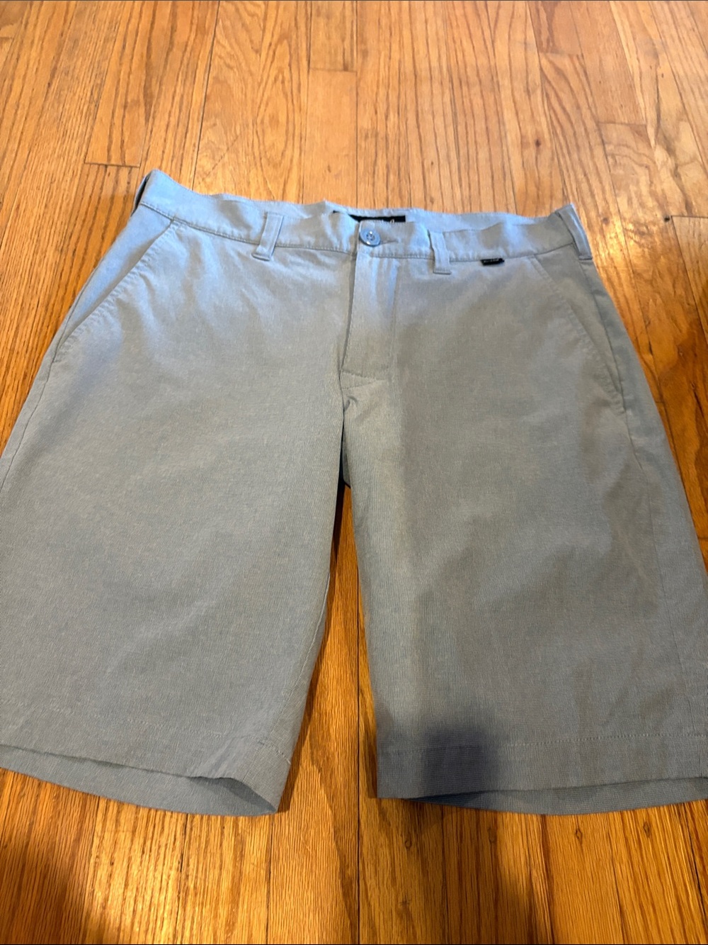Travis Mathew Men's Light Gray Flat-Front Shorts